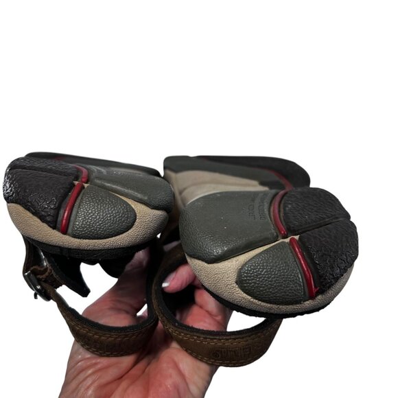 Merrell Brava II Womens Brown Leather Fisherman Sandals Sz 7 Adjustable Buckles - Picture 11 of 13